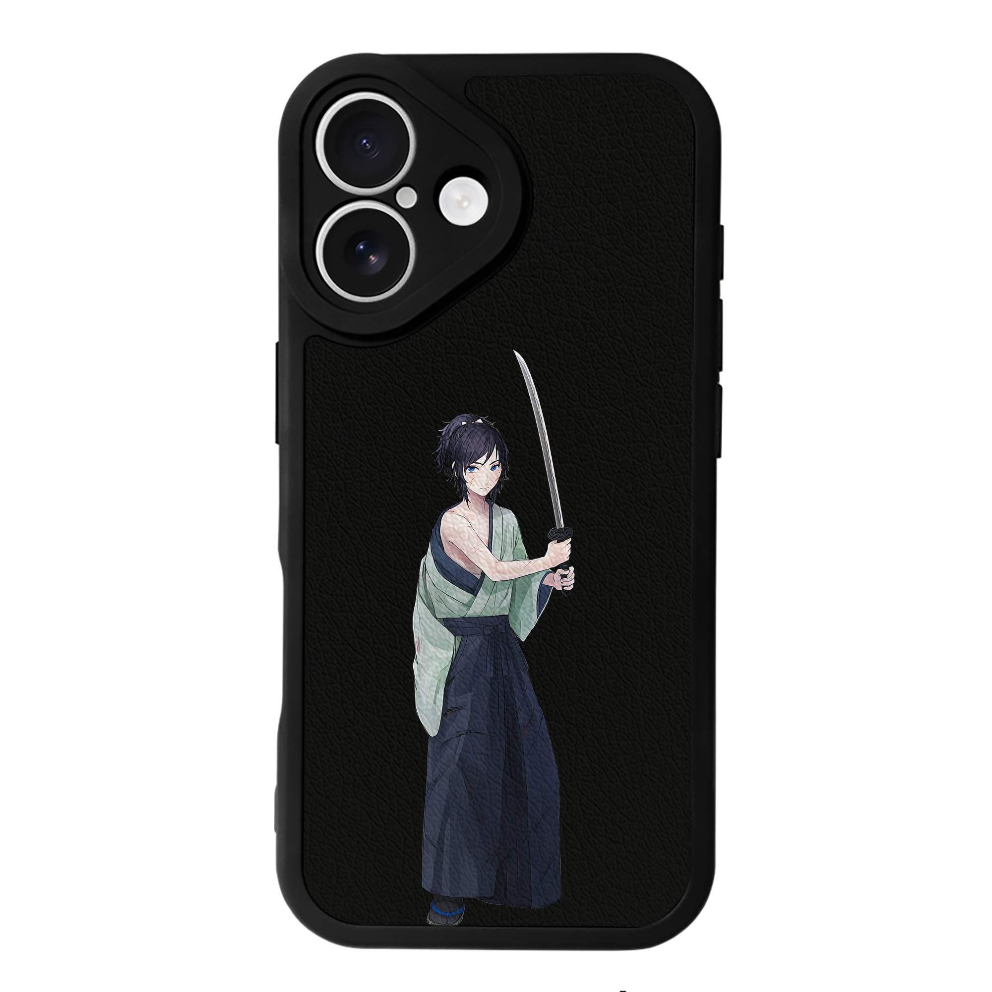 （画像用） 刀剣乱舞 Touken Ranbu 【iPhone 16シリーズ対応】シリコンスマホケース（レザー調） 材質：シリコン